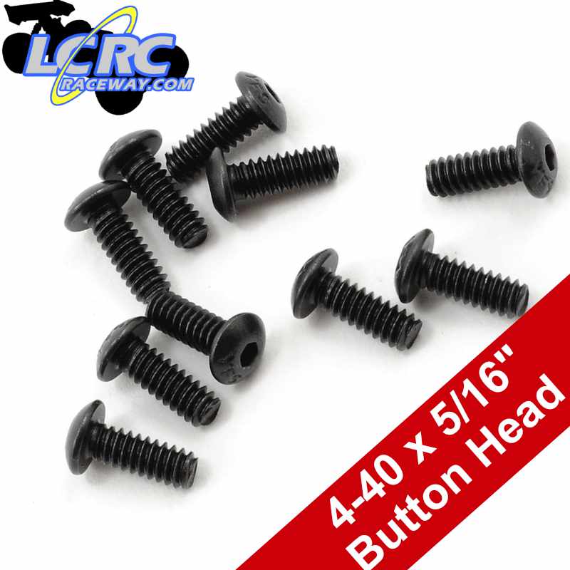 ProTek RC PTK-H-8103 4-40 x 5/16" Button Head Screws (10)
