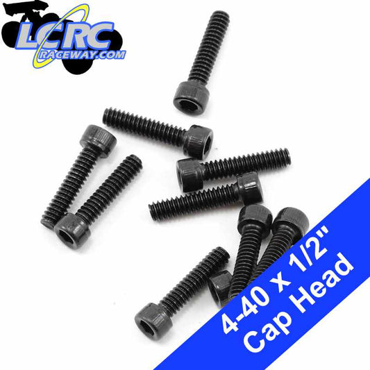 ProTek RC PTK-H-6204 4-40 x 1/2"  Cap Head Screws (10)