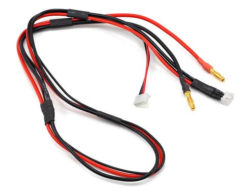 ProTek RC PTK-5319 Receiver Balance Charge Lead (2S to 4mm Banana w/4S Adapter)