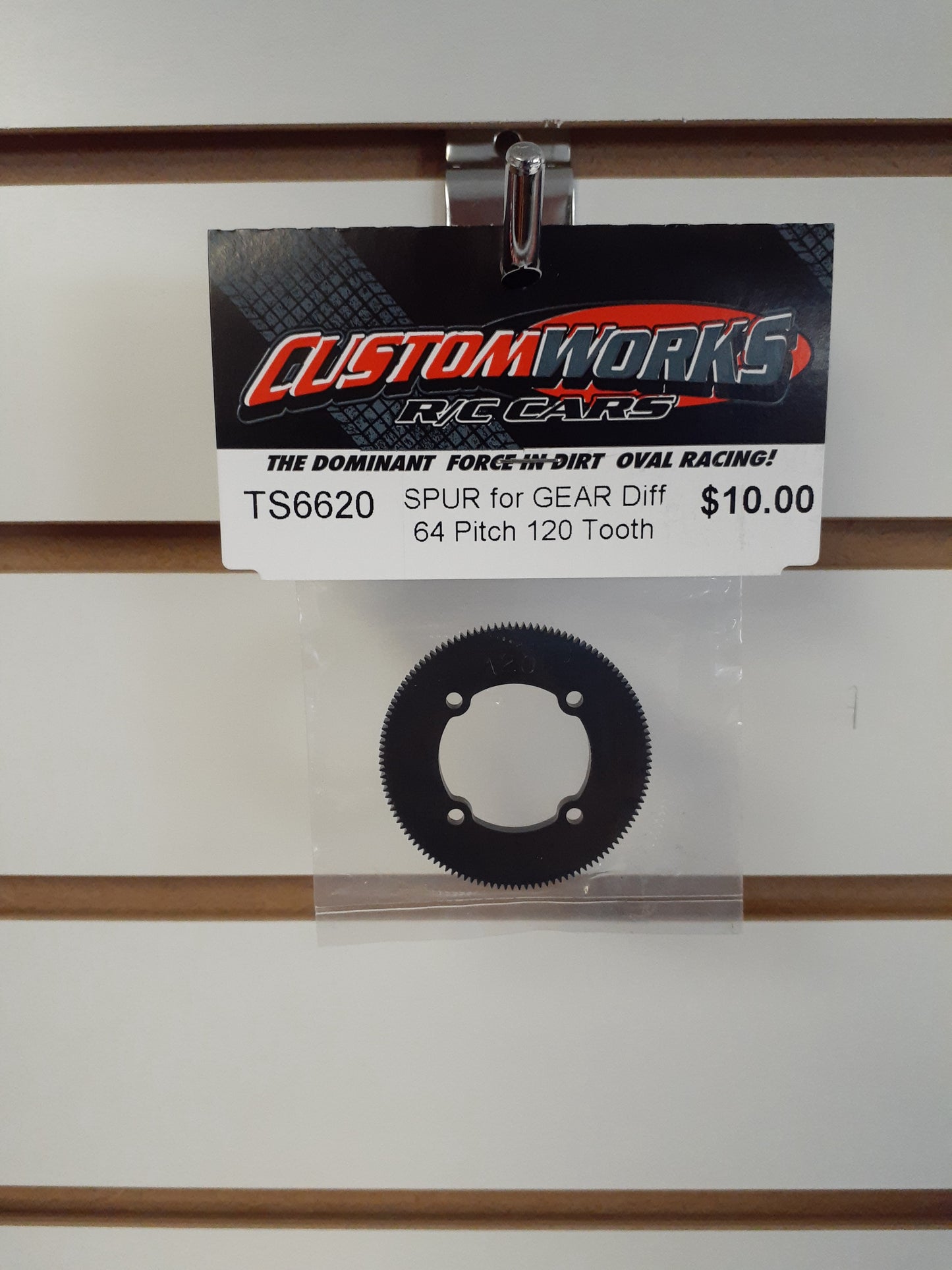 Custom Works TS6620 Spur for Gear Diff 64P 120T