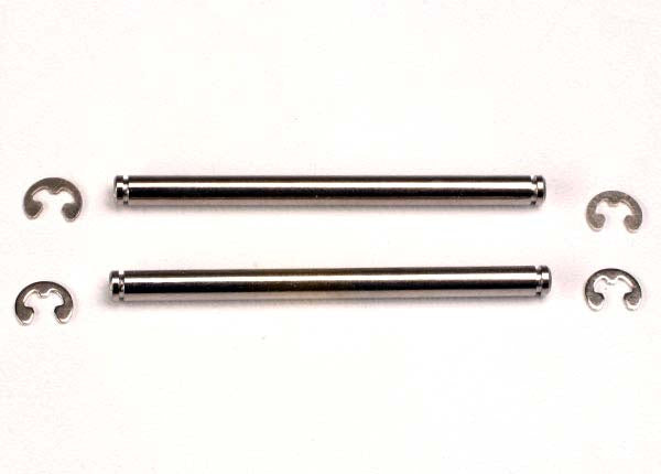 Traxxas 2640 Suspension pins, 44mm (2) w/ e-clips 0.02