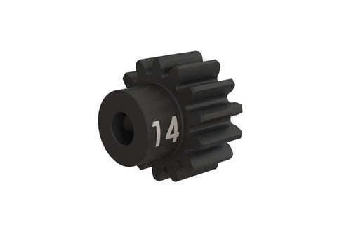 Traxxas 3944X - Gear, 14-T pinion (32-p), heavy duty (machined, hardened steel)/ set screw