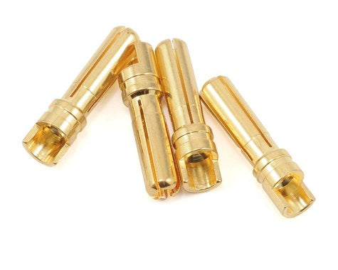 ProTek RC PTK-5035 4.0mm "Super Bullet" Solid Gold Connectors (4 Male)