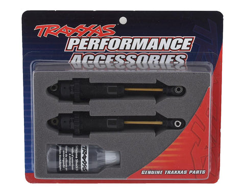 Traxxas 7462X Shocks, GTR xx-long hard-anodized, PTFE-coated bodies with TiN shafts (assembled) (2) (without springs)