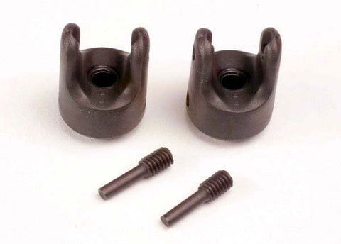Traxxas 4928X Differential output yokes (heavy duty) (2)/ set screw yoke pins, M4/10 (2) 0.02