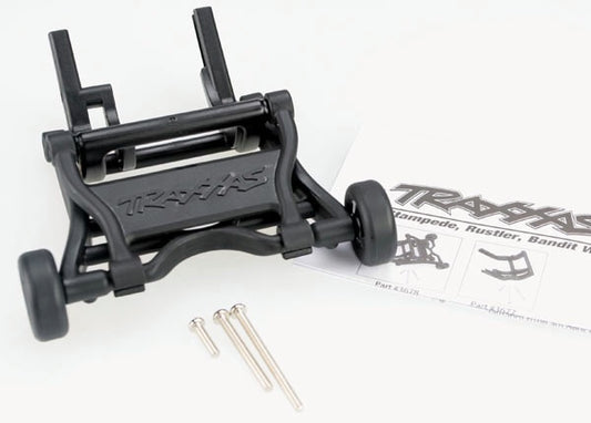 Traxxas 3678 Wheelie bar, assembled (black) (fits Slash, Bandit, Rustler®, Stampede® series) 0.185
