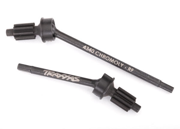 Traxxas 8062 Axle shaft, front, heavy duty (left & right)/ portal drive input gear (machined) (2) (assembled)