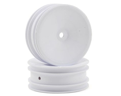 Team Associated 9690 Buggy Front Hex Wheels, white