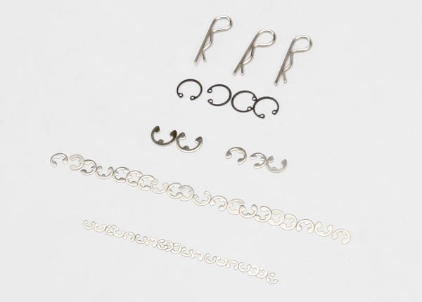 Traxxas 1633 E-clips/ C-rings 0.015