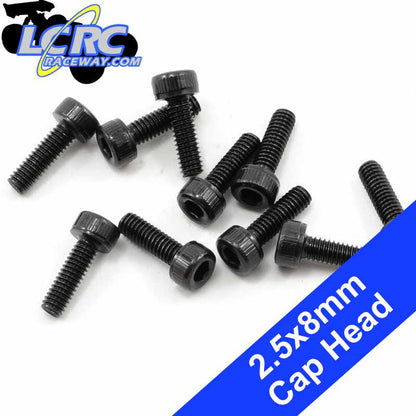 ProTek RC PTK-H-1101 2.5x8mm Cap Head Cap Screws (10)