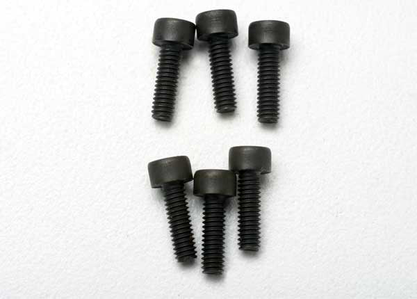 Traxxas 3965 - Screws, 2.5x8mm cap-head machine (6)