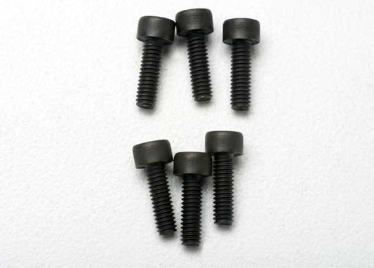 Traxxas 3965 - Screws, 2.5x8mm cap-head machine (6)