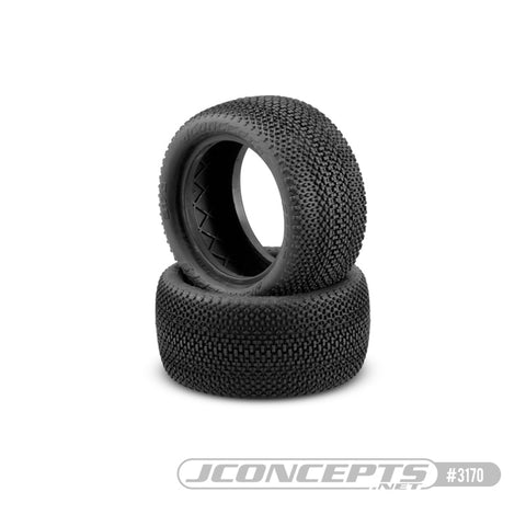 JConcepts 3170-02 ReHab 2.2" Rear Buggy Tires (2) (Green)