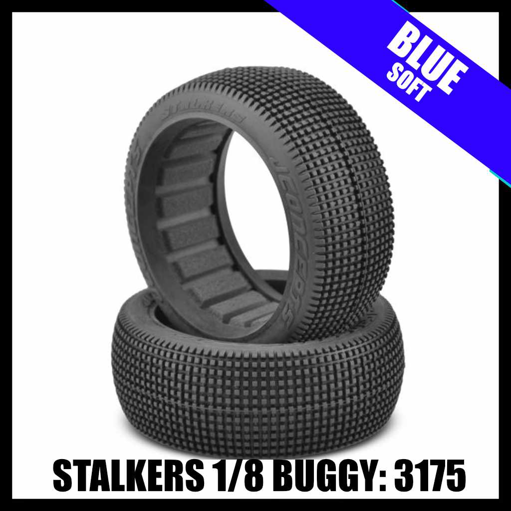 JConcepts 3175-01 Stalkers 1/8 Buggy (2) - Blue (Soft)