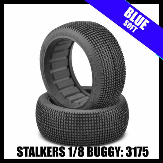 JConcepts 3175-01 Stalkers 1/8 Buggy (2) - Blue (Soft)