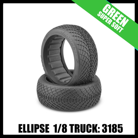 Jconcepts 3185-02 Ellipse - green compound (fits 4.0" 1/8th truck wheel)