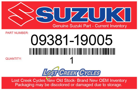 Suzuki 09381-19005 CIRCLIP