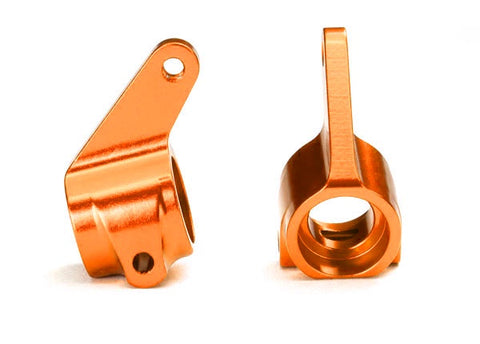 Traxxas 3636T Aluminum Steering Blocks w/Ball Bearings (Orange) (2)