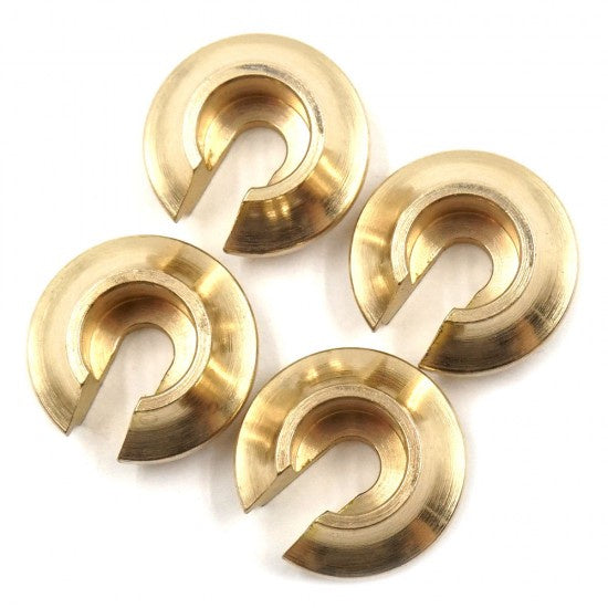 Yeah Racing TRX4-085 Brass Spring Retainer V2 4pcs For Traxxas TRX-4 TRX-6