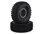 Pro Line 10128-13 Hyrax 1.9" Tires w/Impulse Wheels (Black/Silver) (2) (G8) w/12mm Hex