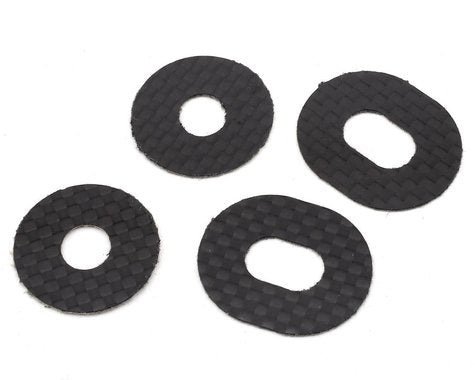 1UP Racing 10403 Carbon Fiber 1/8 Offroad Body Washers (4)