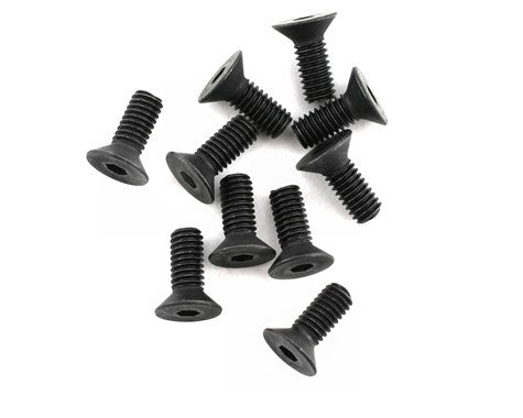 Mugen B0747 4x10mm SJG Flat Head Screw (10)