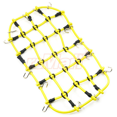 Yeah Racing YA -0560YW 1:10 RC Crawler Scale Accessory Luggage Net (200mm x 110mm) Yellow