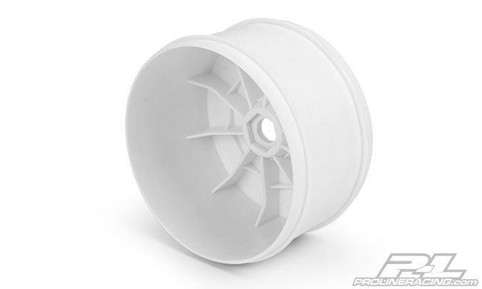 Pro-Line 2800-04 White Velocity VTR 4.0" Zero Offset Monster Truck Rims (4)