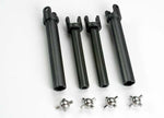 Traxxas 4951X Half shafts, long (heavy duty) (external-splined (2) & internal-splined (2))/ metal u-joints (4) 0.095
