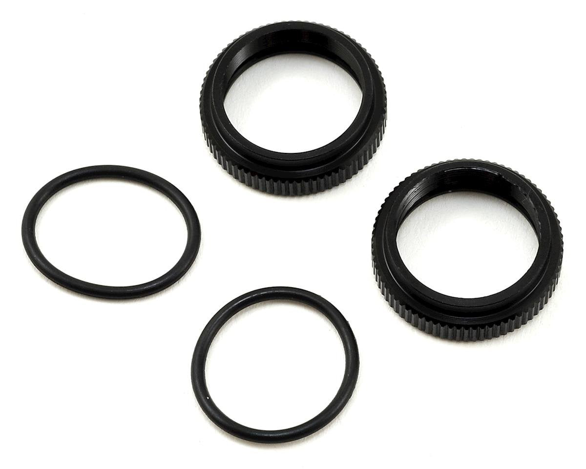 Tekno TKR6719A Shock Adjustment Collars (aluminum, EB410, 2pcs)