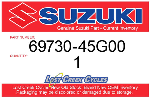 Suzuki 69730-45G00 HOSE, REAR RESERVOIR TANK LTR450 Rear Master Cyl