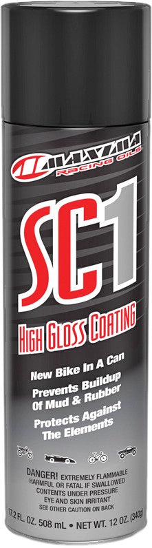 MAXIMA HIGH GLOSS SC1 CLEAR COAT SILI CONE SPRAY 12OZ