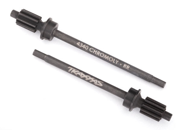 Traxxas 8061 Axle shaft, rear, heavy duty (left & right)/ portal drive input gear, rear (machined) 0.142