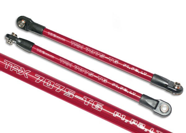 Traxxas 5318X - Push rod (aluminum) (assembled with rod ends) (2) (use with long travel or #5357 progressive-1 rockers) Revo