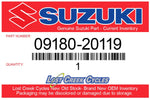 Suzuki Front Wheel Spacer LTZ400 LTZ250 09180-20119