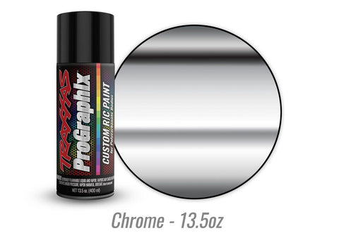 Traxxas 5046x Body paint, ProGraphix™, chrome (13.5oz)