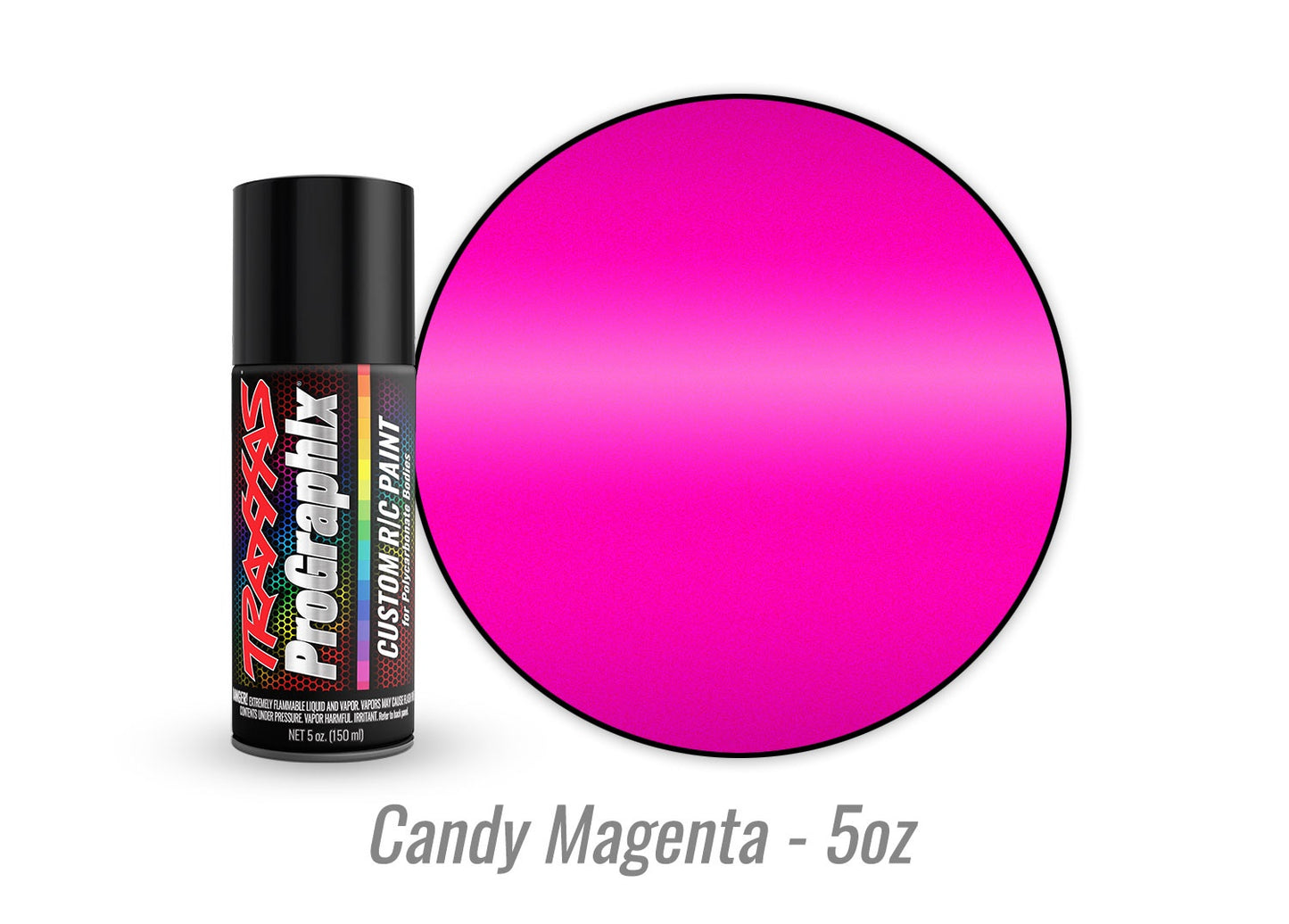 Traxxas 5072 Body, paint, ProGraphix™, metallic magenta (5oz)
