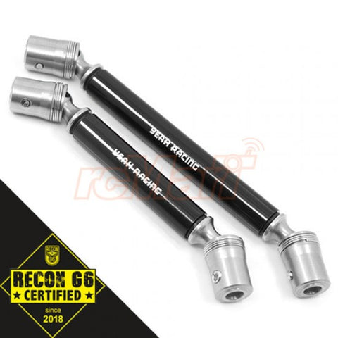 Yeah Racing TRX4-015BK Stainless Steel Front & Rear Center Shaft Set Black For Traxxas TRX-4