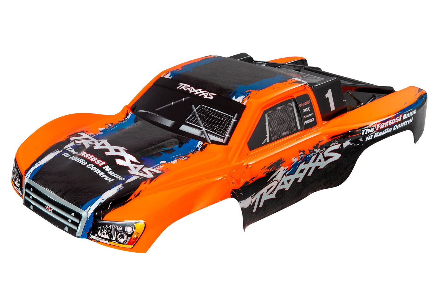 Traxxas 5850 Body, Slash® 4X4, orange (painted, decals applied)