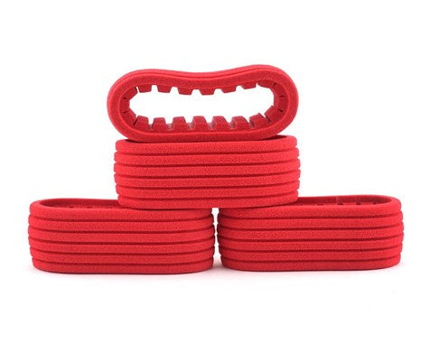 DE Racing DER-ISC-CCR Short Course 2.2/3.0 Closed Cell Inserts (Red) (4)