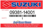 Suzuki 09381-14001 SNAP RING 09381-14001