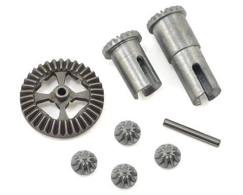 Traxxas 7579X Gear set, differential, metal (output gears (2)/ spider gears (4)/ ring gear, 35T (1)/ 2x14.8mm pin (1)) 0.05