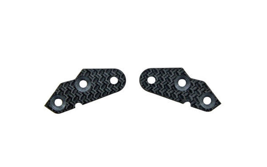 Mugen Seiki E2168a Carbon Front Upright Arm (-3mm) (2)