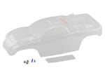 Traxxas 3714 Body, Rustler® (clear, requires painting)/window, lights decal sheet/ wing and aluminum hardware