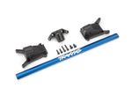 Traxxas 6730X Chassis brace kit, blue (fits Rustler® 4X4 or Slash 4X4 models equipped with Low-CG chassis)