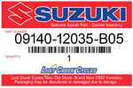 Suzuki 09140-12035-B05 Left Hand Tie Rod Nut