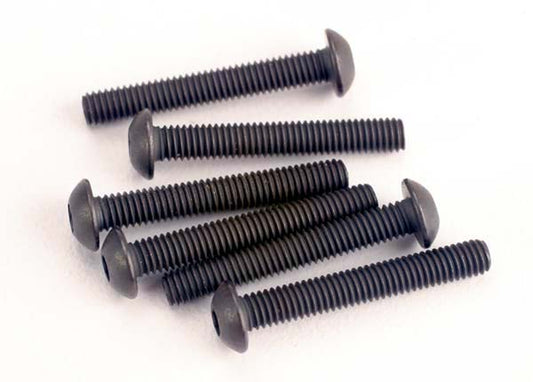 Traxxas 2580 Screws, 3x20mm button-head machine (hex drive) (6) 0.02