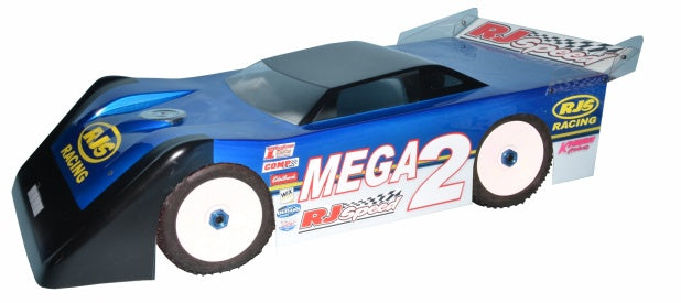RJ Speed 1058 1:8 Mega Wedge Dirt Oval Body