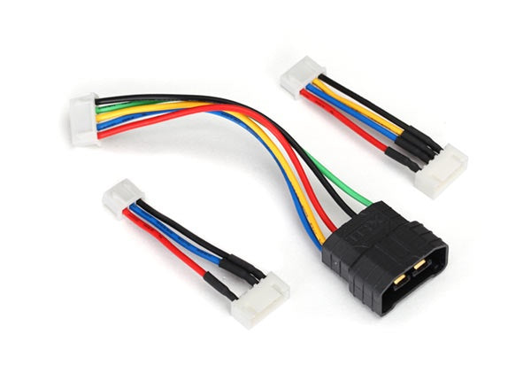 Traxxas 2938X Adapter, Traxxas® LiPo battery (adapts Traxxas iD batteries to separate balance ports) 0.064