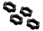 Traxxas 7758A Wheel nuts, splined, 17mm, serrated (black-anodized) (4) 0